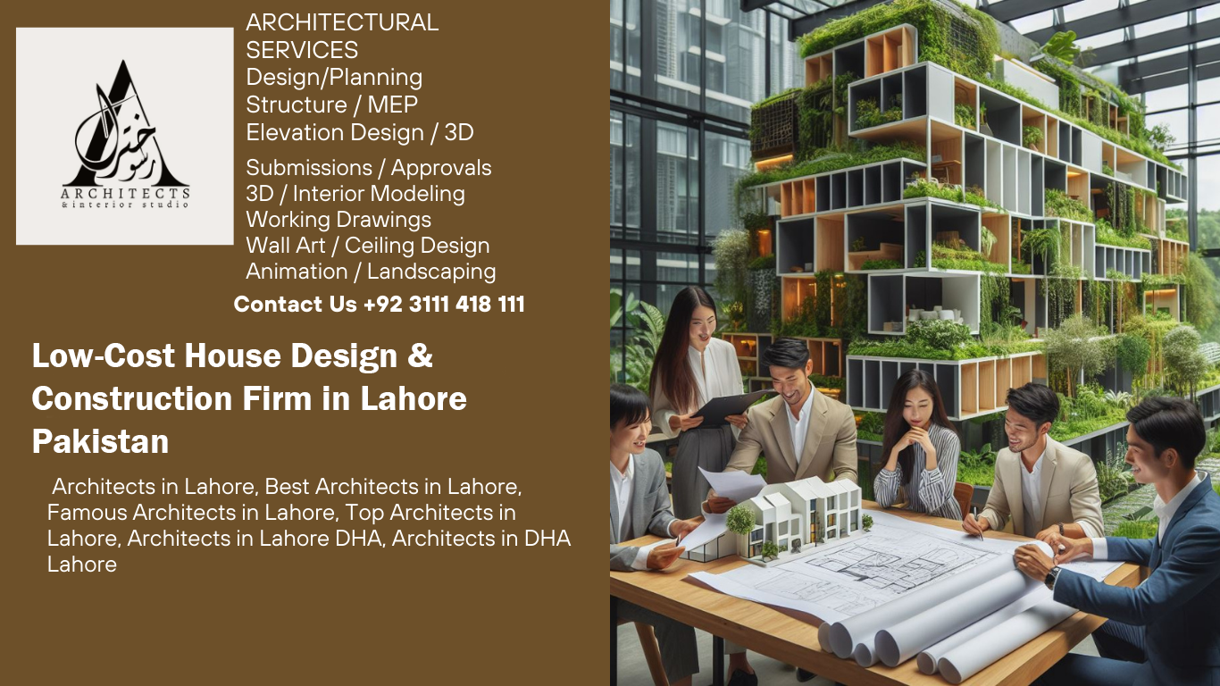 Low-Cost House Design & Construction Firm in Lahore Pakistan